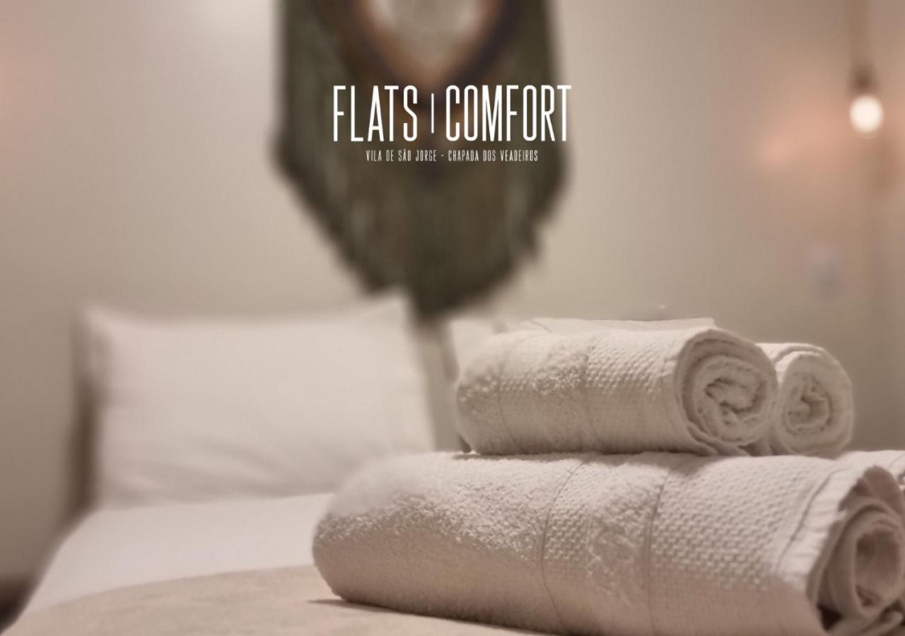 Hotel Novidade Flats Comfort Na Vila De Sao Jorge - Chapada Dos Veadeiros Exterior foto