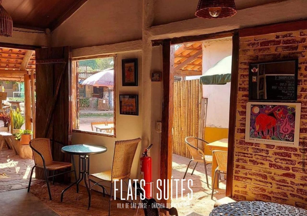 Hotel Novidade Flats Comfort Na Vila De Sao Jorge - Chapada Dos Veadeiros Exterior foto